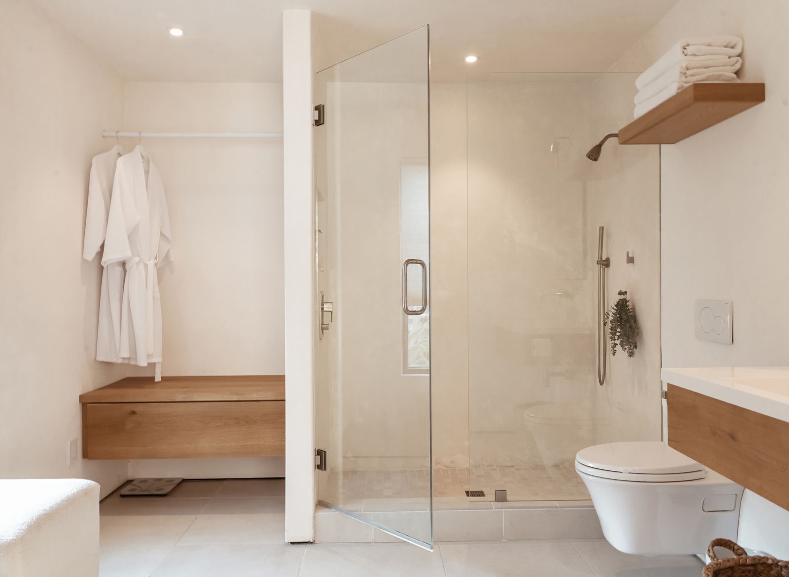 Second bathroom with walk-in shower